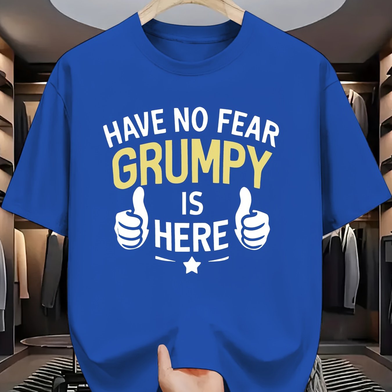 TEMU Summer Menswear Fashion Pattern Short Sleeve T-shirt