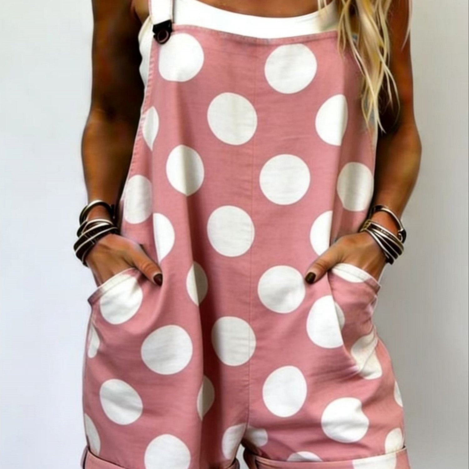 Image of Ladies Size Jumpsuit, Size S-2xl 2026 New Women's Printed 1pc Overalls Shorts, Mother's Day, Comfortable And Breathable, With A , Suitable For Beach Parties, Beach Vacations, Weddings, Graduation