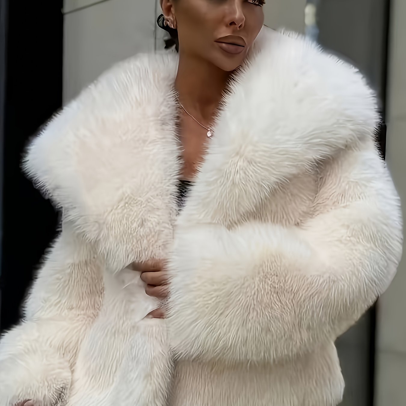 TEMU Women's Elegant And Stylish Winter Coat