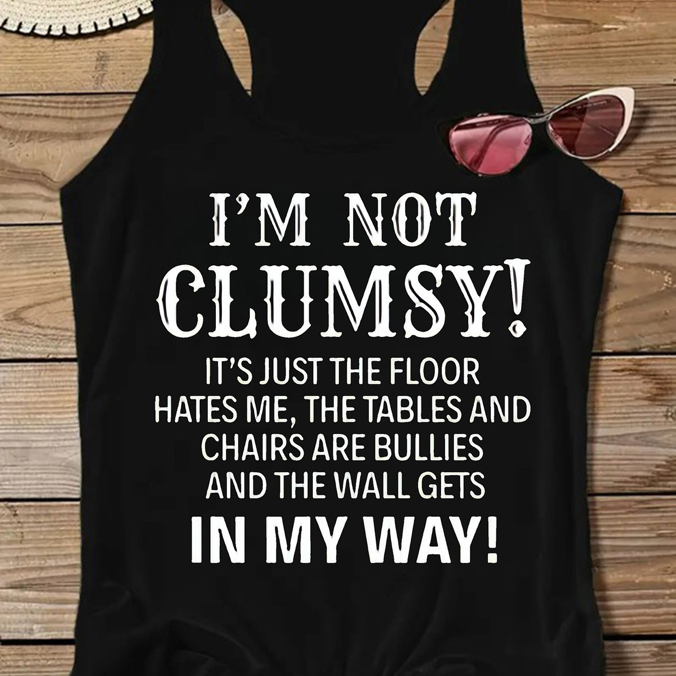 TEMU I M Not Letter Graphic Print Sleeveless Tank Top, Fashionable Women's Summer Apparel , Women's Top, Polyester Micro-stretch Sleeveless Vest