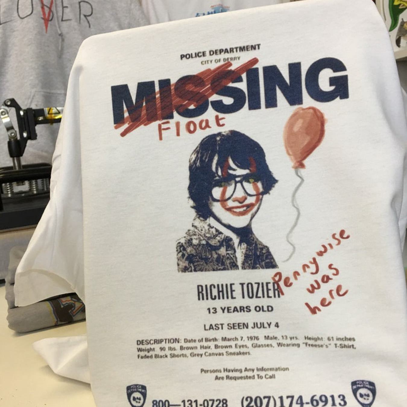 Richie In Derry Poster T Shirt