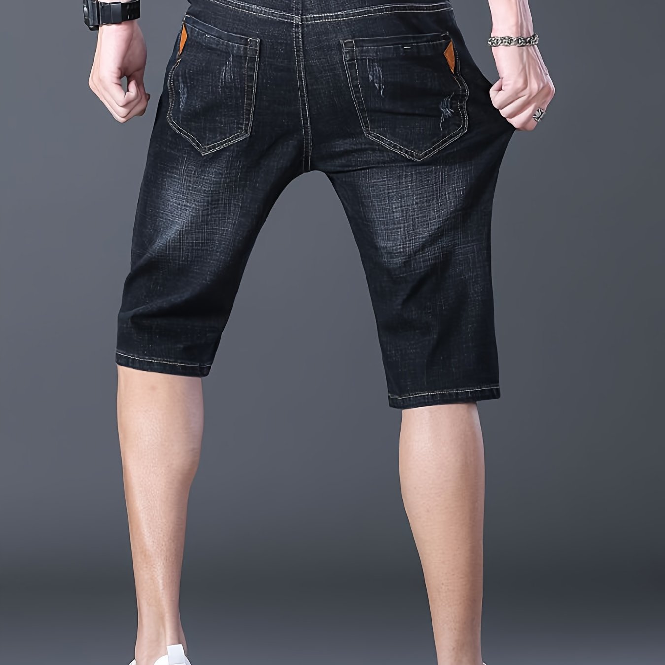 Summer Thin Slim Fit Elastic Trendy Casual Shorts