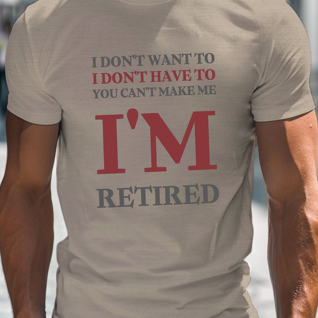 TEMU I M Retired Men's T-shirt