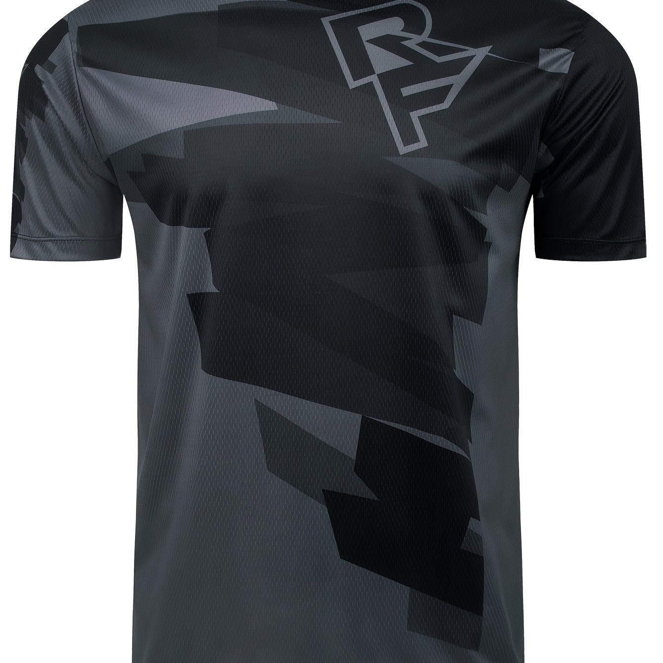 2026 Summer Men's Crew Neck T-shirt - Fashionable Table Tennis Short Sleeve Sports Training Top, Polyester, Machine Washable