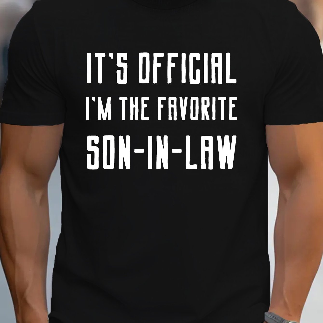 TEMU In Law Pure Cotton Men's T-shirt Fit