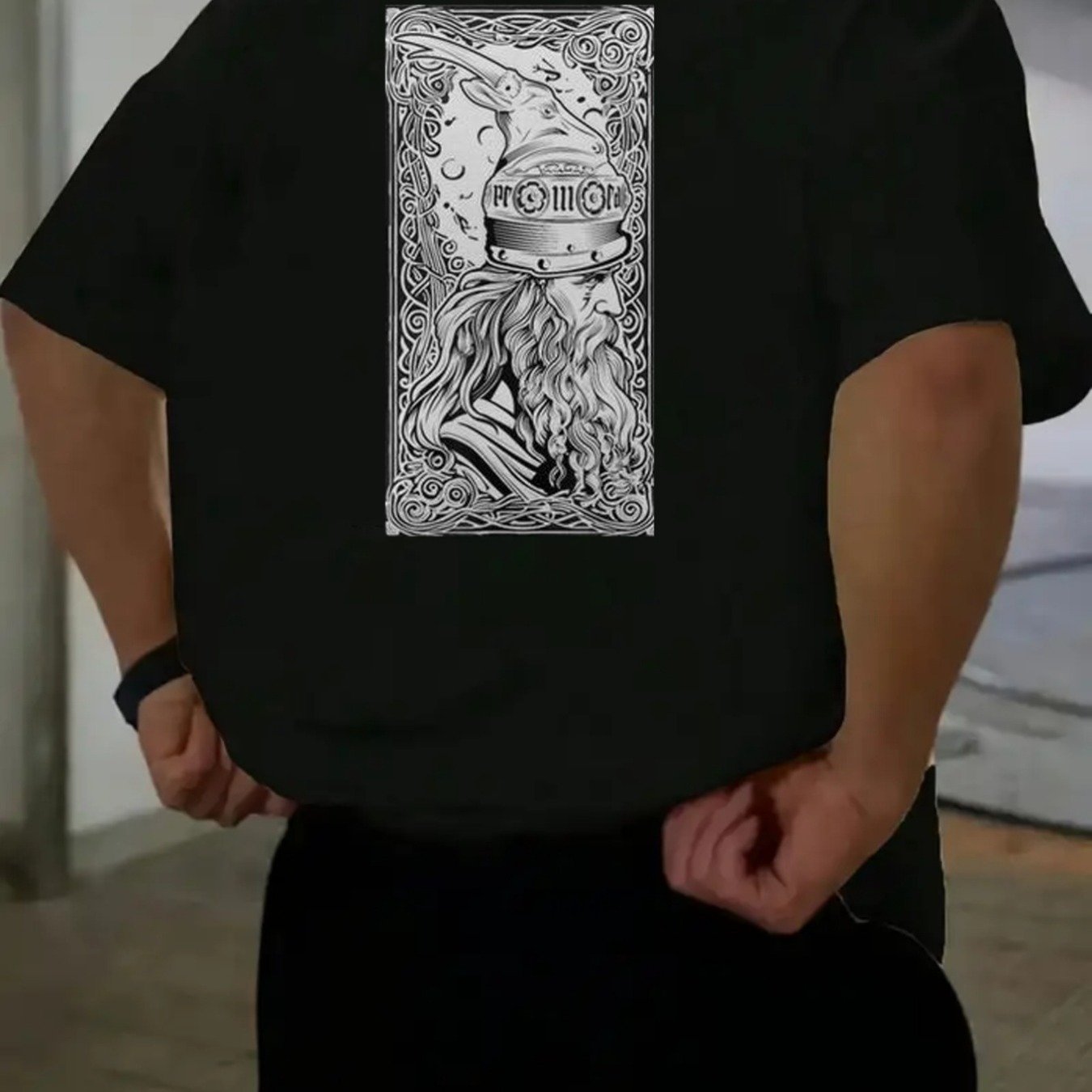 Graphic T-shirt Featuring The Helmet For Men, Representing Albanian . This Breathable Crew Neck Tee Is Use And Showcases Albanian Heritage