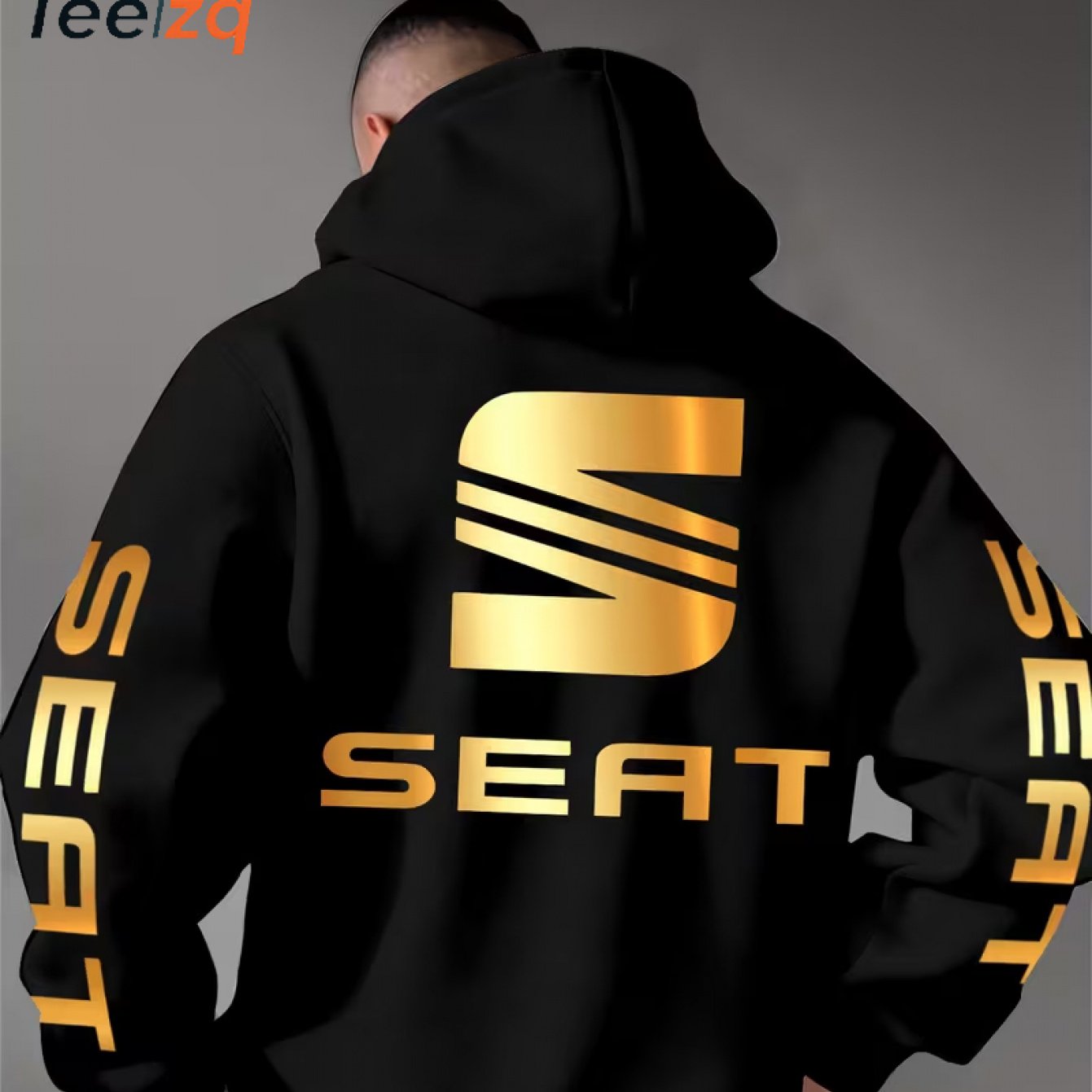 TEMU New Heat Transfer Hoodie Sweatshirt, Fashionable Trendy Men's Hooded Sweatshirt, Casual Drawstring Hooded Pullover, Long Sleeve Hooded Heat