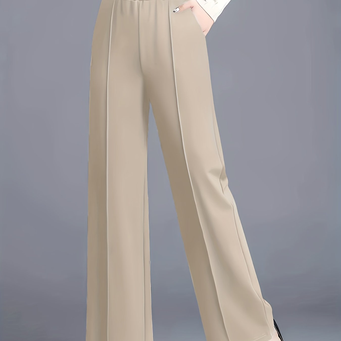 E-shop Zielgerichtete neue lässige elegante modische sexy schöne großzügige Damen Straight Leg Hose