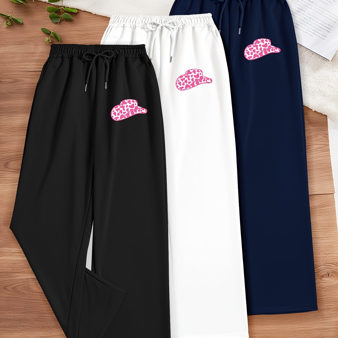 TEMU Seasonal ; Christmas, Cyber Monday, New Year, Commuting, Casual Yet Suitable, Everyday Wear, Women's Trousers - Women's Trousers - Women's