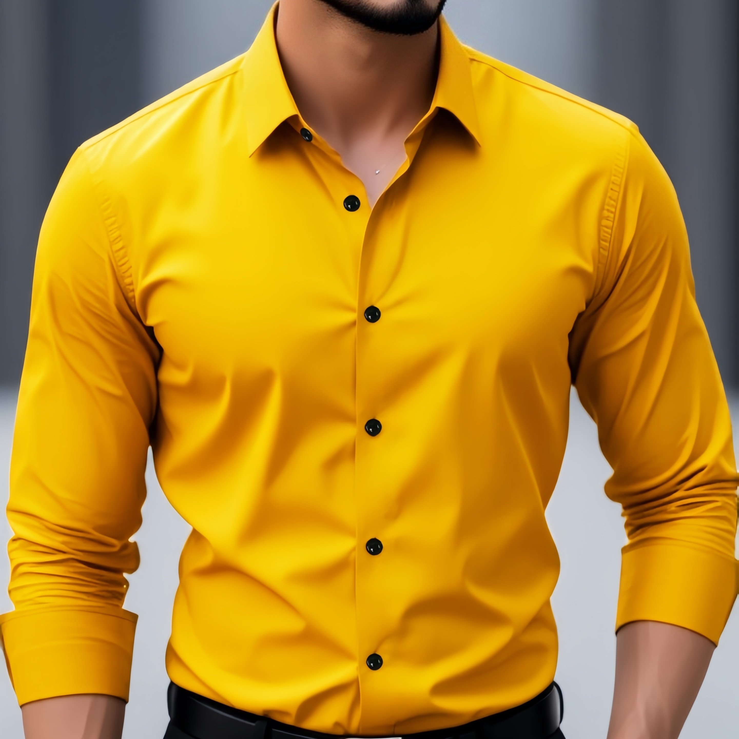 E-shop Herrenmode Business Casual Langarmhemd, elegante Revers-Bluse mit offener Vorderseite, bequemer atmungsaktiver Stoff, für den täglichen