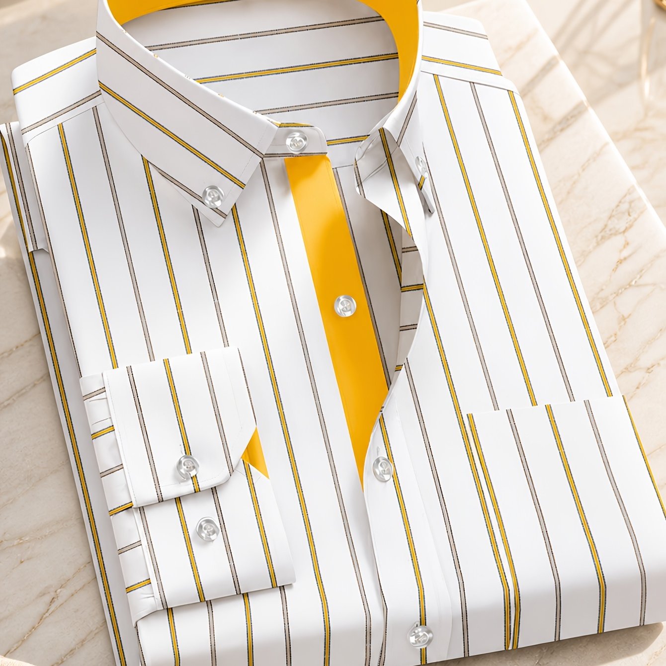 TEMU Men's Dress Shirt, Smart Casual