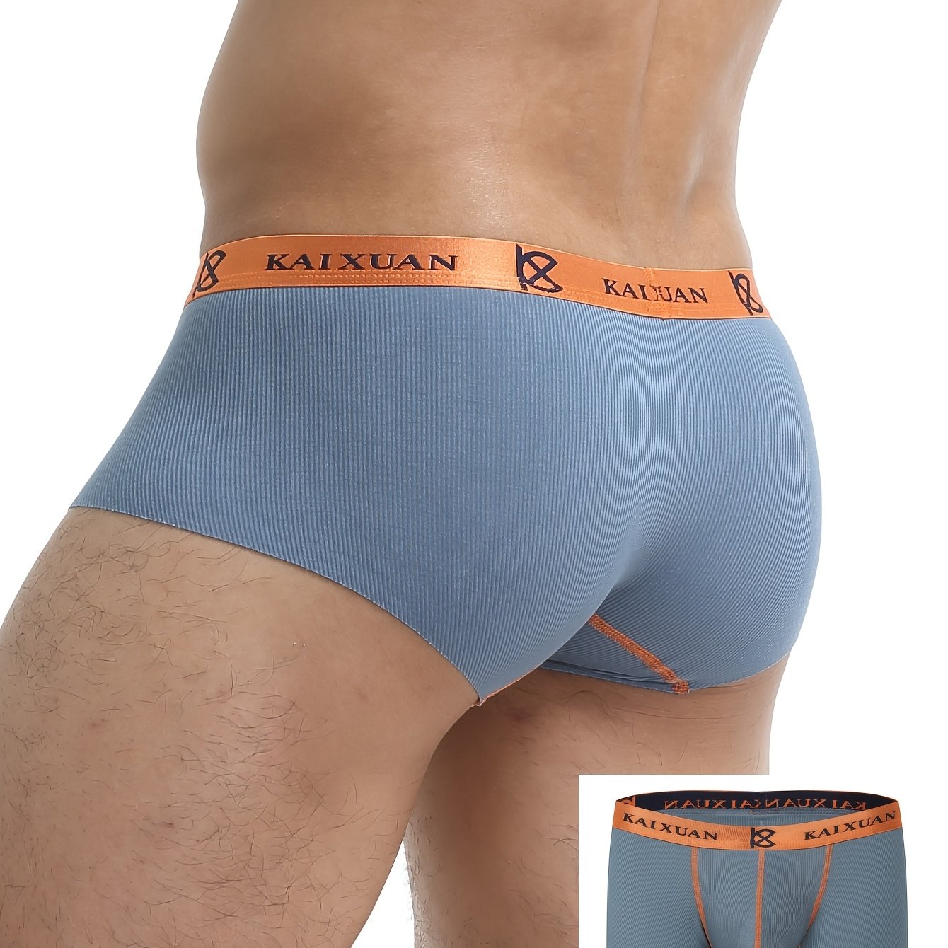 TEMU 1pc, Spring/summer Ultra-thin Modal Men&;s Low-rise Sexy Sports Waistband Briefs, Breathable Comfortable Stretchy Underwear,suit To Casual And