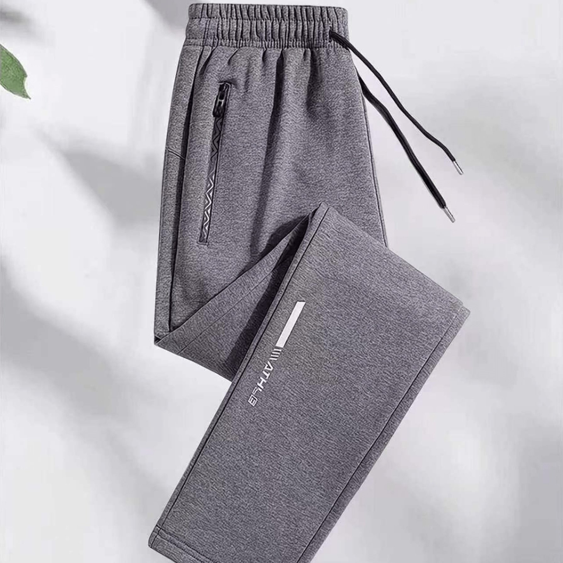 TEMU New Women's Casual Jogger Pants - Side Anti-loss Zipper Pockets, Suitable For , Fashionable Daily Wear, Outdoor Activities, Sports & Fitness,