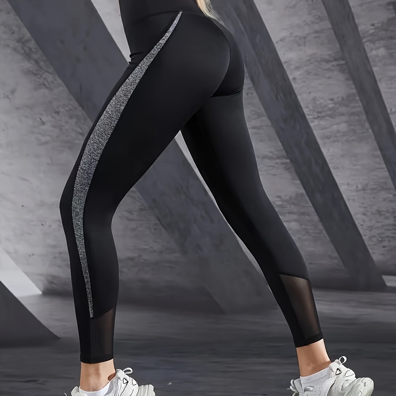 TEMU Pantalon de sport décontracté et tendance taille haute sculptant les fesses pour le yoga