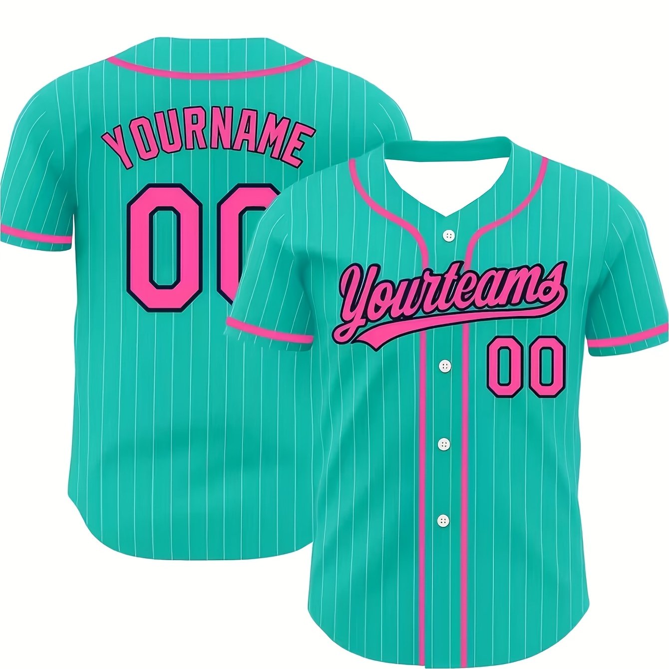 TEMU 2026 Men's Sports Shirt, Personalized Athletic Top, Custom Name, Tailored School Uniform, Gifts For Men, Presents For Husbands