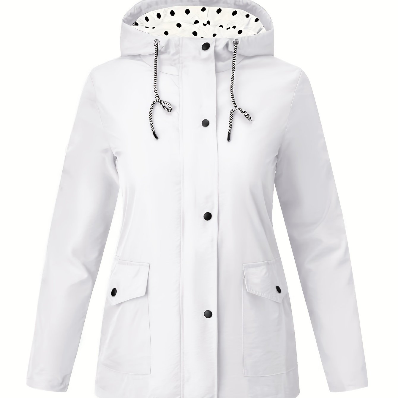 TEMU Women's Outdoor Jacket Lightweight Hooded Coat