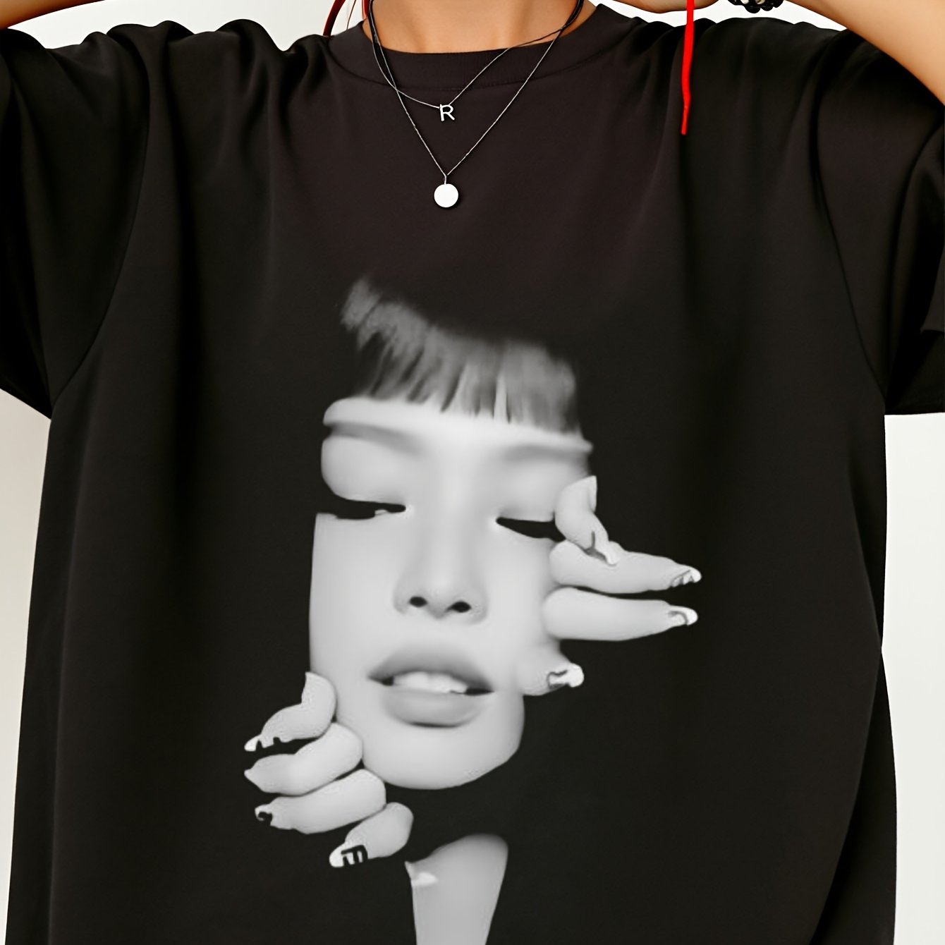 Image of Men's & Women's J- Kim X01 T-shirt - Iconic Rapper Print Round Neck Casual Tee, Machine Washable Cotton Shirt Suitable For , Unisex For -day For Casual Attire & Fan Outfits