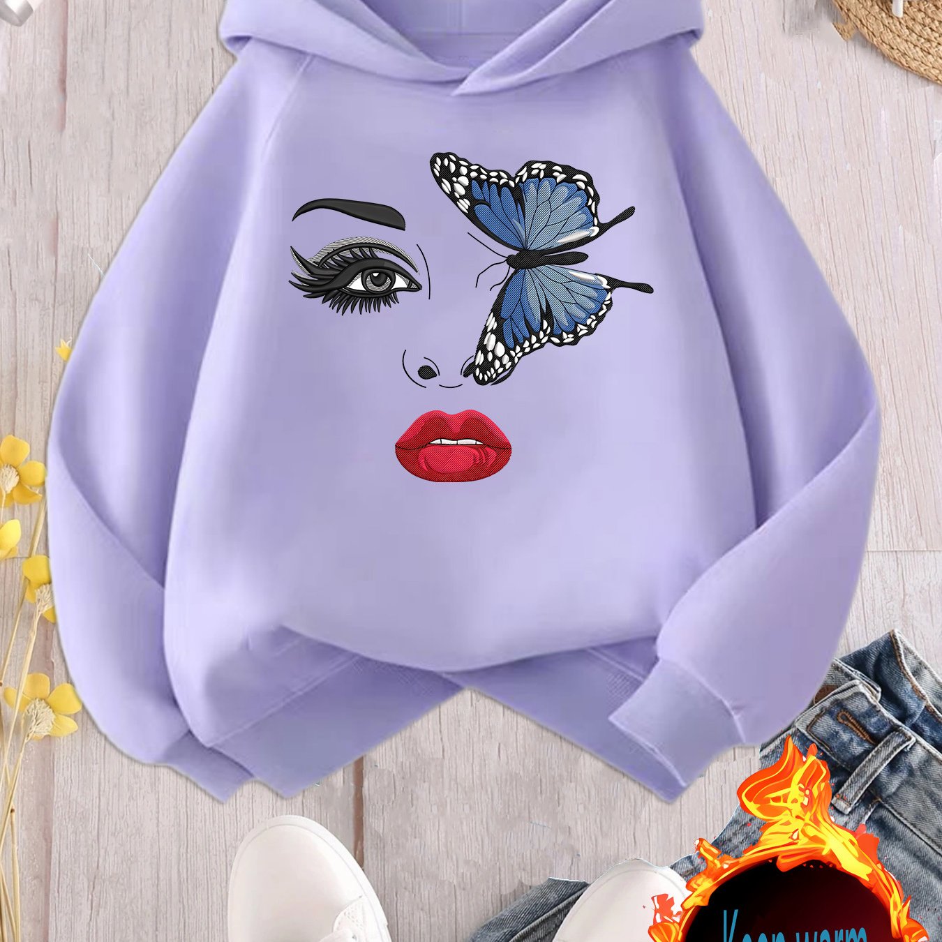 TEMU Casual Hooded Sweatshirts For Women, Perfect For Spring And Autumn, Featuring Long Sleeves And A Loose Fit, Trendy Designs, And In-demand Styles