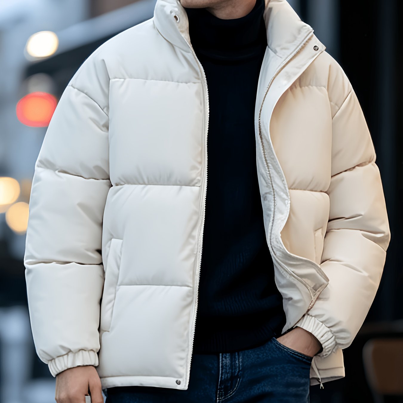 TEMU 남성용 겨울 아웃도어 사이클링 하이킹 캠핑 데이트 방풍 자켓