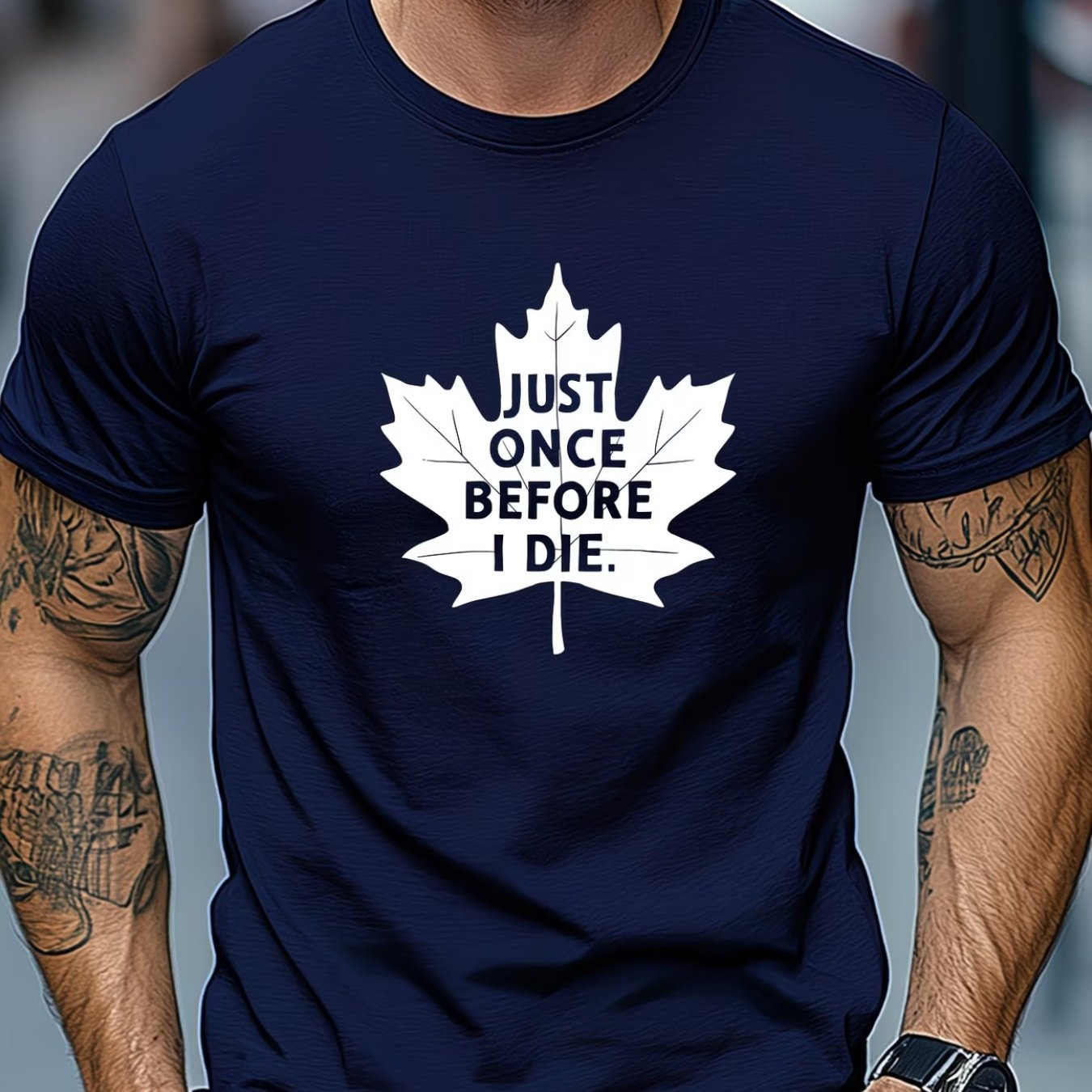 TEMU T-shirt d'été décontracté à manches courtes et col ras du cou pour homme avec motif " "