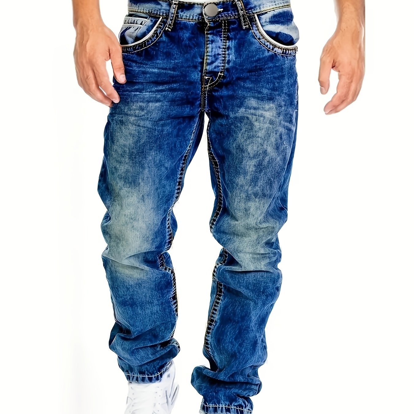 Image of /winter 2026 Men's Straight-leg Casual Jeans