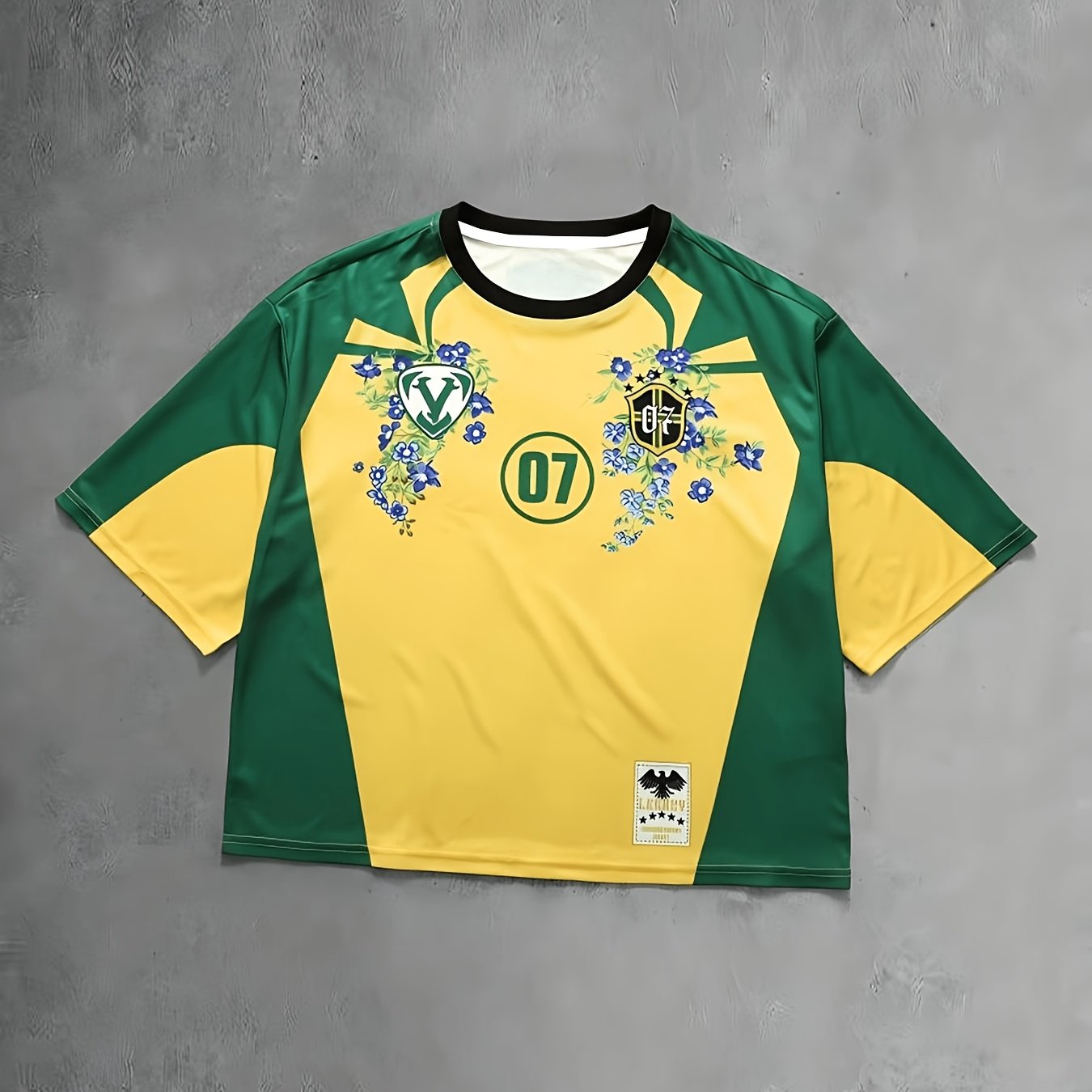 TEMU Printed Design, No Texture, No Embroidery, No Sequins, No Denim, No Accessories. The Fabric Has Stretch. Men's Printed Short-sleeve T-shirt Of