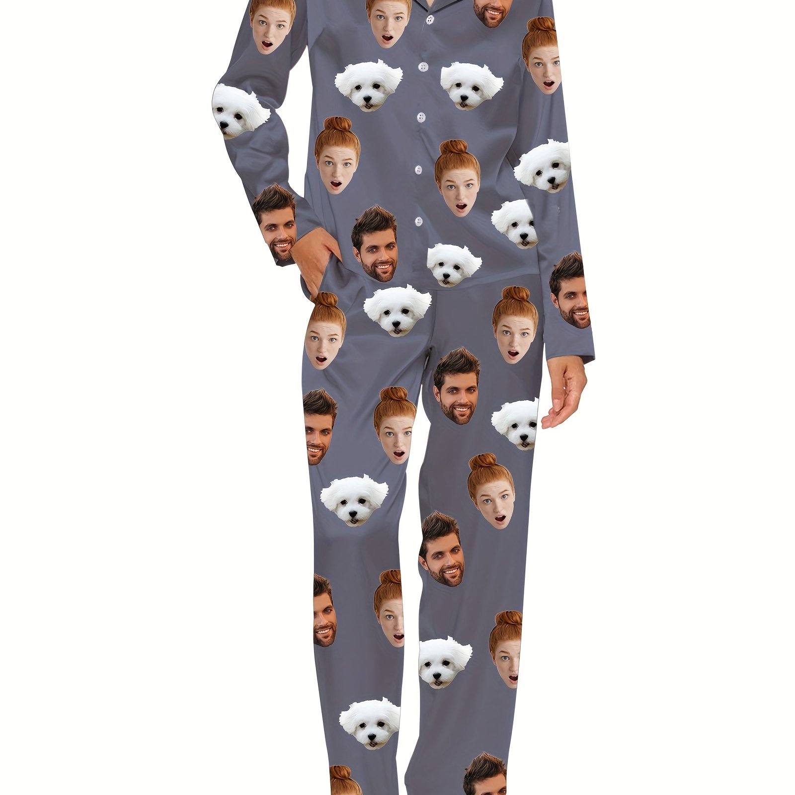 TEMU Custom Women's Long Pajama Set