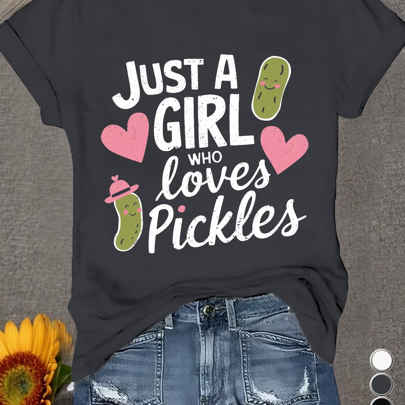 TEMU Pickles Girl Women's T-shirt
