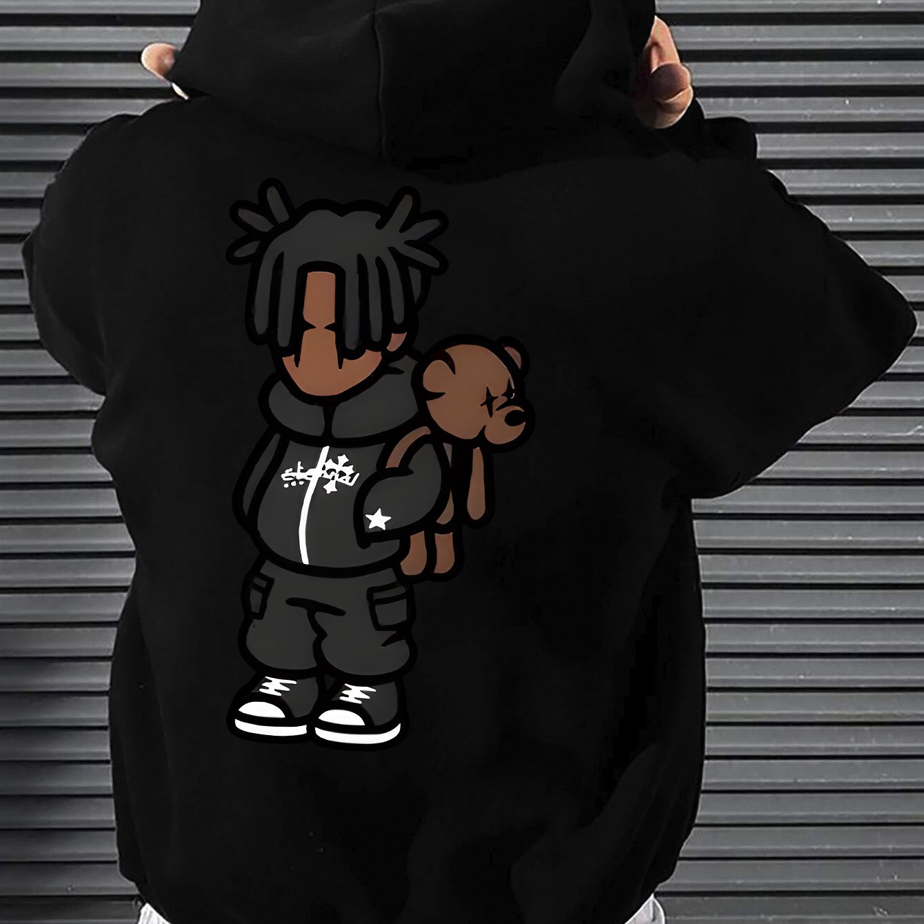 TEMU Fashion Trendy Mens Hoodie With Multiple Prints Unisex Casual Sports Sweatshirt, Sports Apparel, Streetwear Fashion, Modern Streetwear, Urban