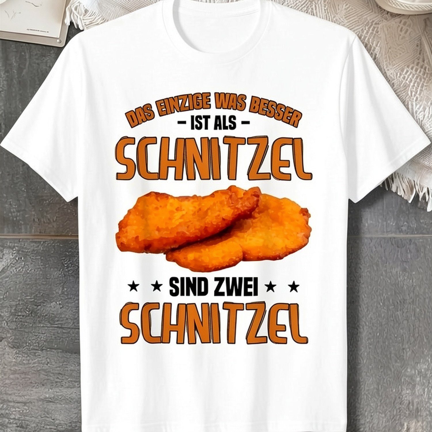 Funny German T-shirt Suitable For Food Lovers, & Cuisine Graphic Tee For , Casual Short Sleeve Round Neck Shirt Gift For Parties, Themed Outfits, Machine Washable Apparel