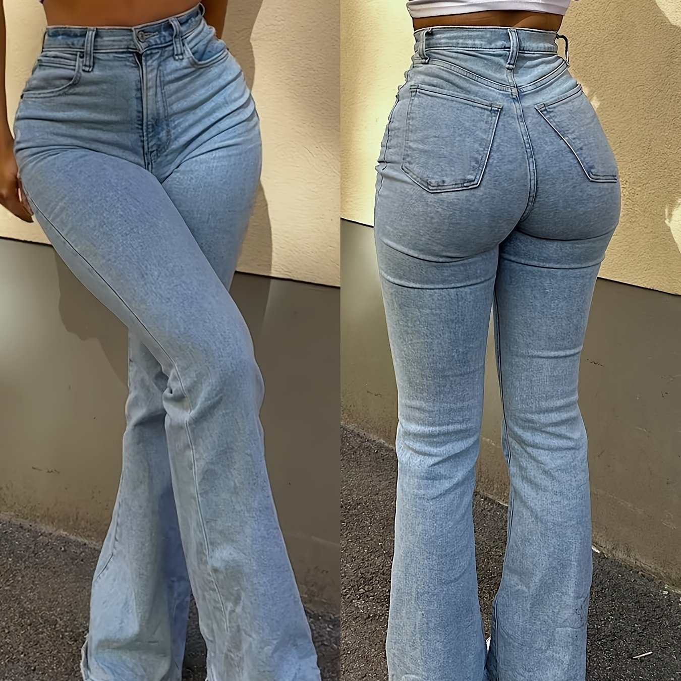 Vintage Pure Desire All-match Slim Fit Jeans