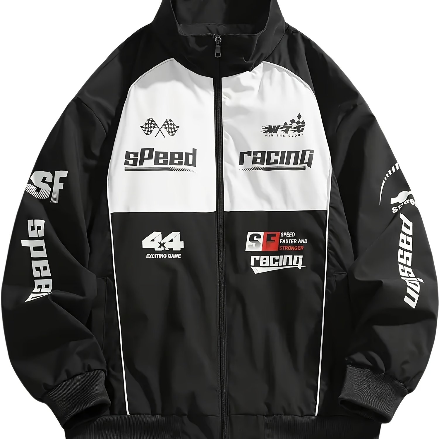 Image of Autumn And Winter Men's Jackets, Men's Coats, Small Stand Collar Jackets, Printed Jackets, Fiber Non-elastic Casual Jackets, Men's Outerwear, Fashionable And Versatile Style Jackets