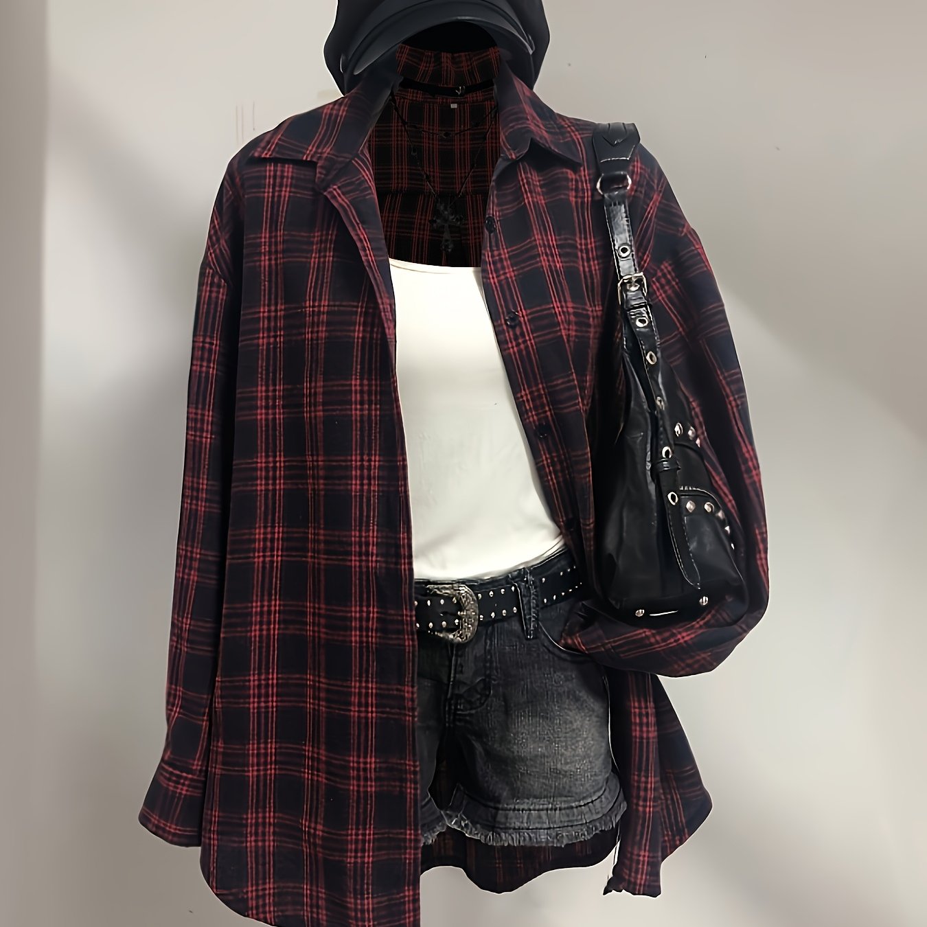 TEMU Spring And Autumn Stylish Versatile Retro 's Shirt