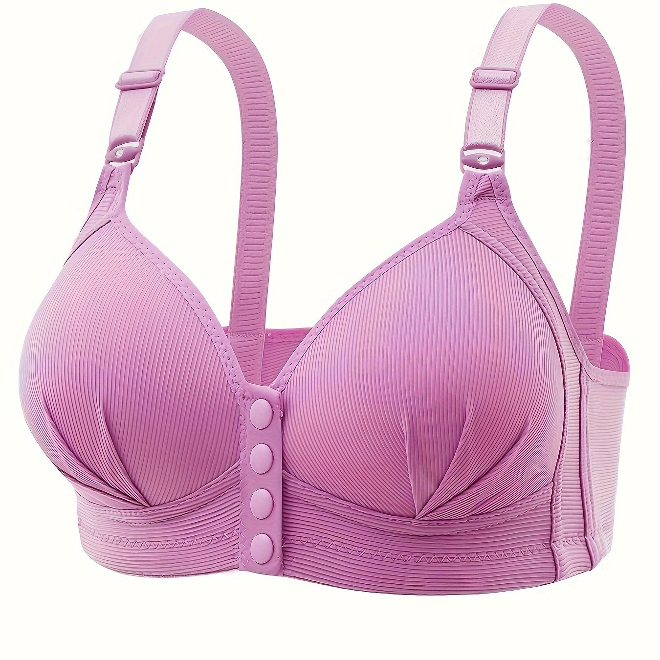 Comfortable Convenient Front Button Bra - Temu