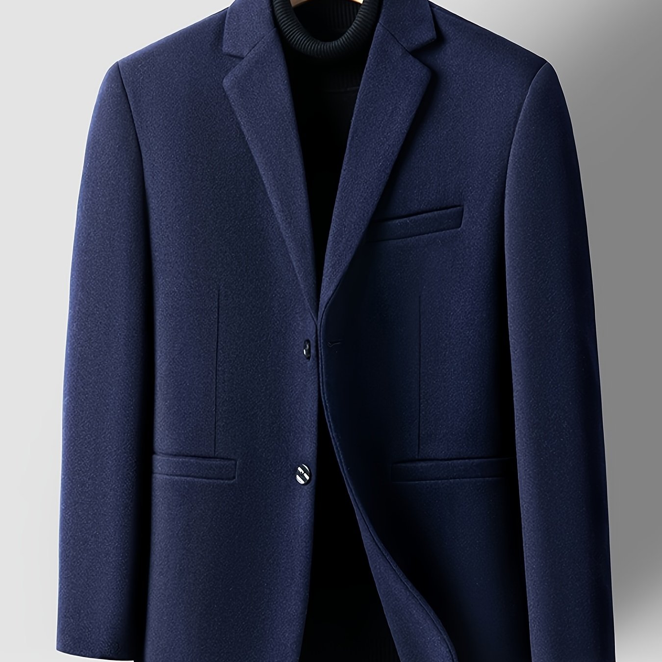 TEMU Father's Day Gift For Men: A Versatile Casual Single-breasted Blazer For Spring And Autumn, Made From Wear-resistant, Comfortable, And