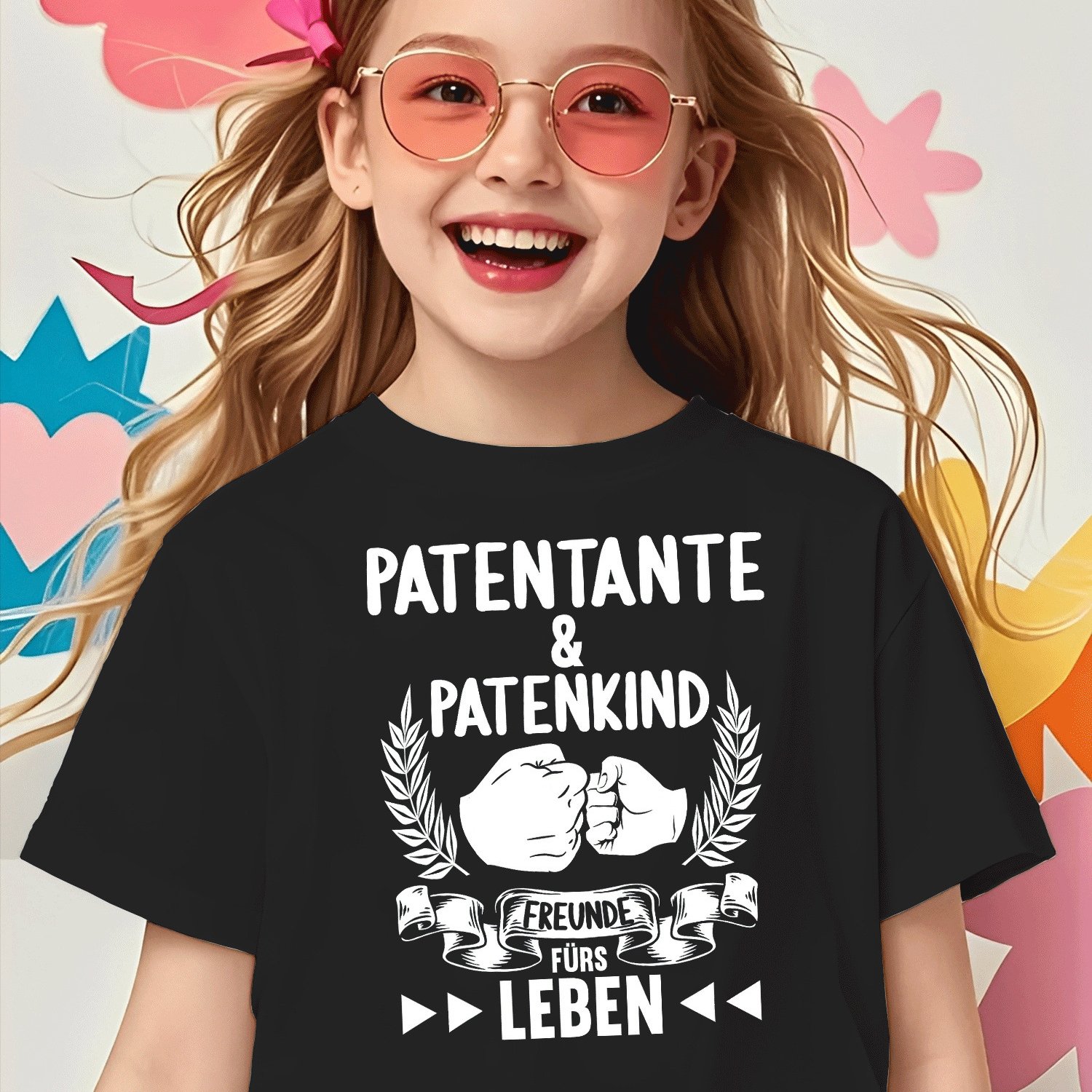 Image of Godmother And Godchild Lebens Godmother T-shirt For Boys Girls Kids Chlidren T-shirt