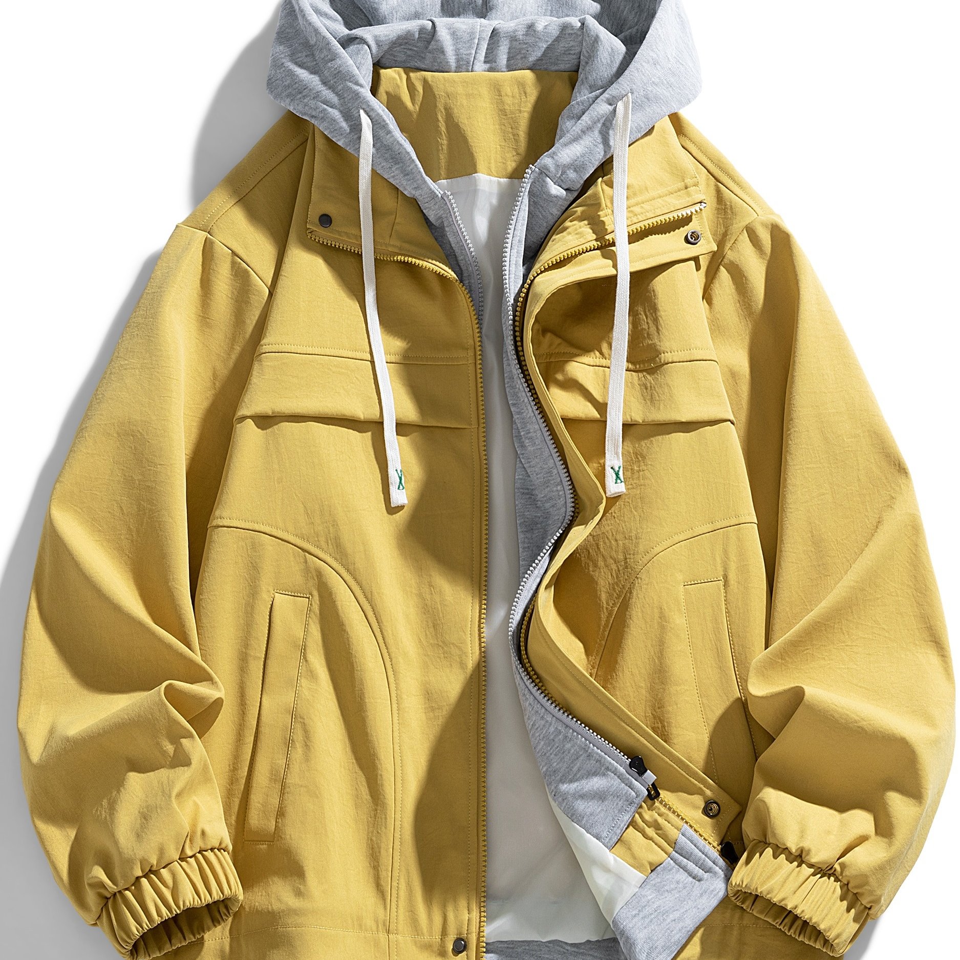 TEMU Spring/autumn Vintage Casual Plus-size Jacket, Plus Size
