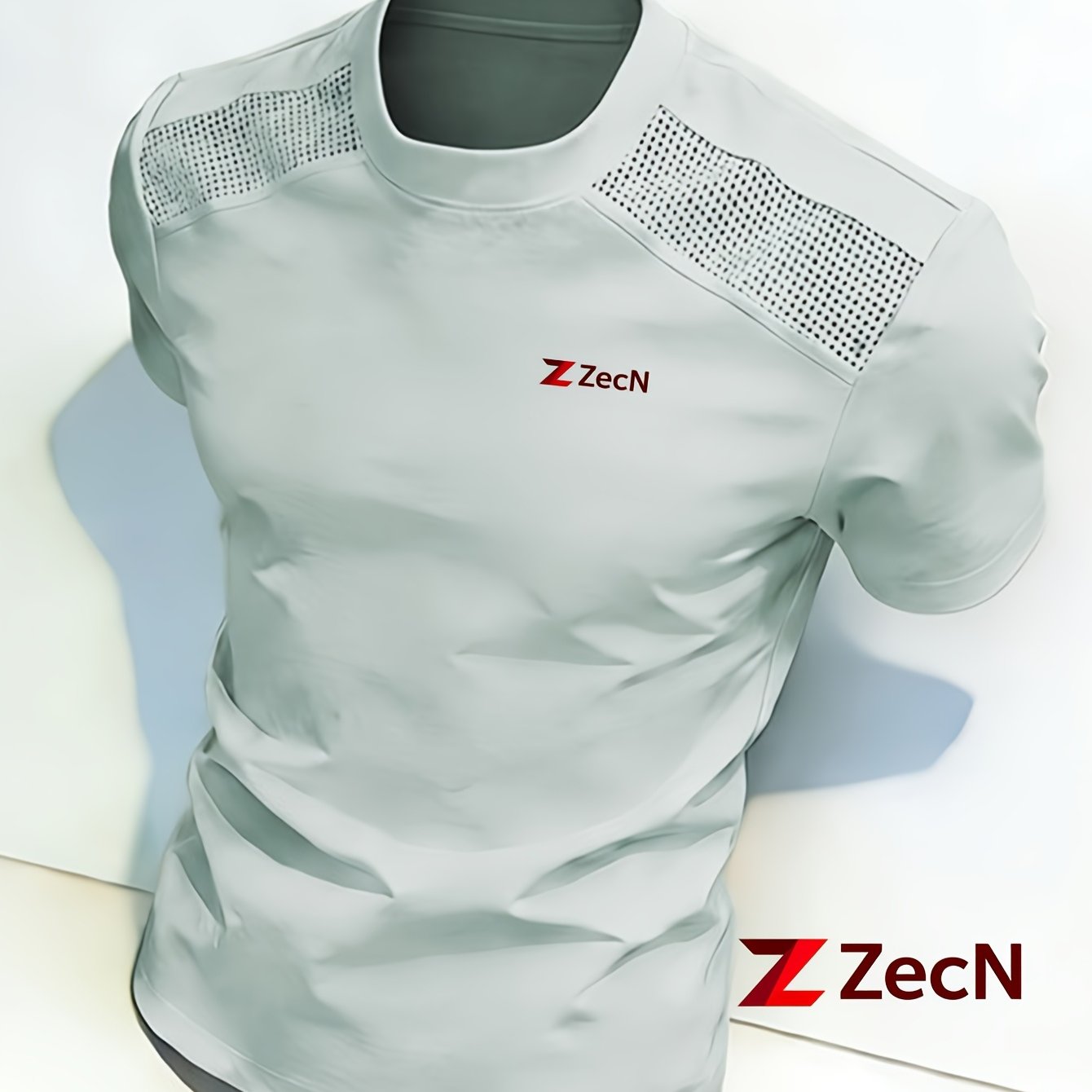 Image of Men's Graphic T-shirt: Stylish Design With Print. From Soft And Comfortable Fabric, This Menswear A . Ideal For Casual Wear, It Combines Fashion Seamlessly