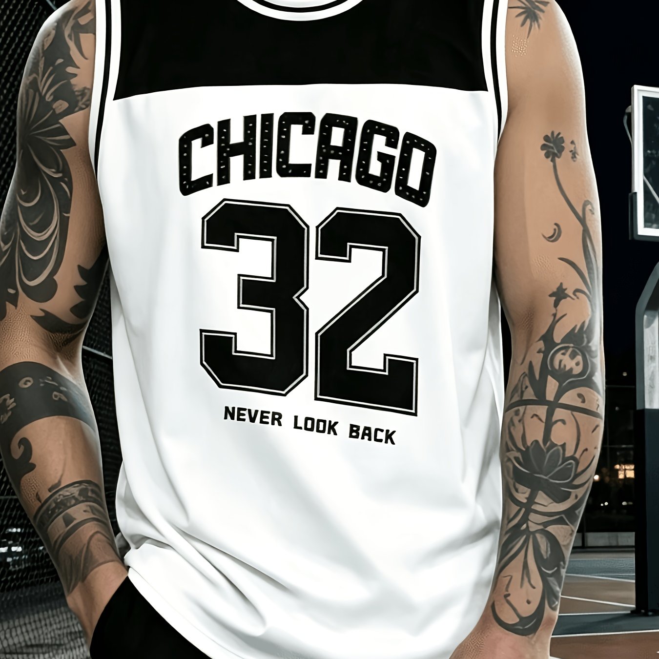 TEMU [printed Design-not Textured] Men's Athletic Vest, Designed For Summer Wear. Casual And Comfortable, Breathable And Sweat-wicking, Quick-dry