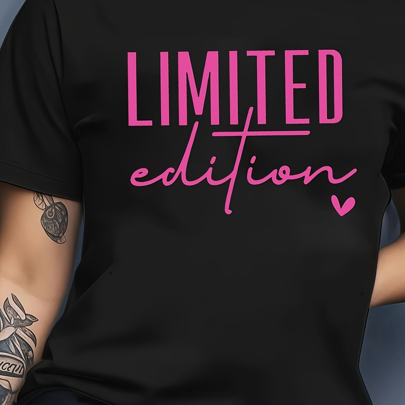 TEMU Plus Size - Women's Short Sleeve T-shirt Print Women's T-shirt Graphic T-shirt Women's Top