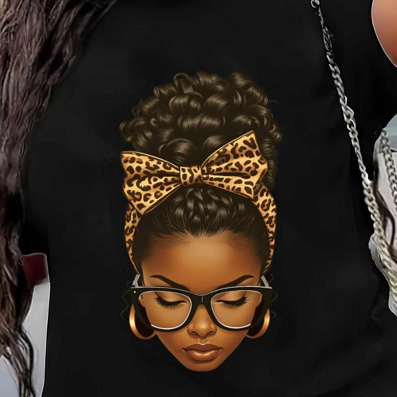 TEMU T-shirt décontracté à manches courtes et col rond imprimé pour femmes | T-shirt imprimé polyvalent pour et l'été, lavable en machine, 95%