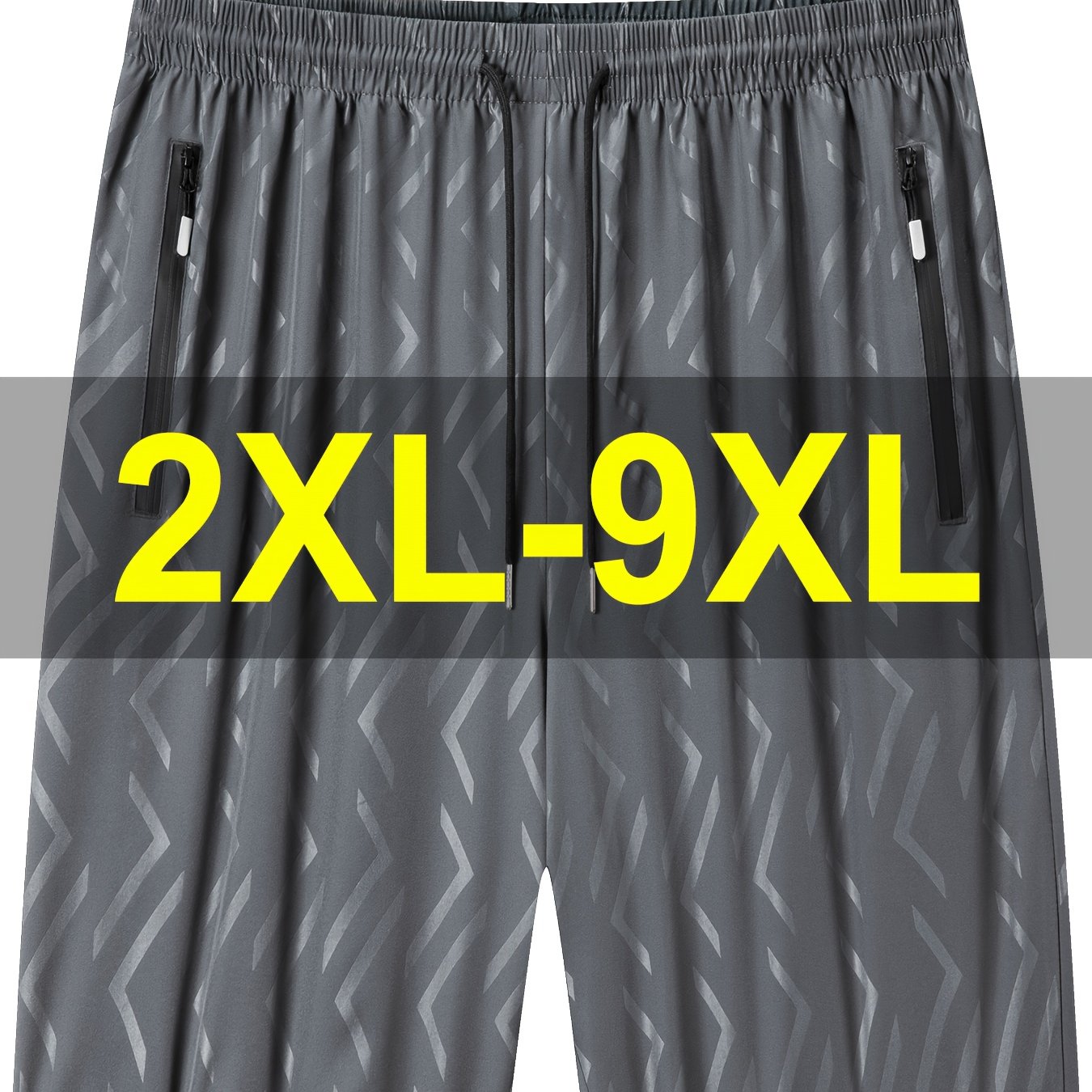 TEMU Plus Size Men's Athletic Shorts 2xl-9xl Loose Casual Athletic Solid Color Bermuda Shorts, Straight Fit Non-tight, Relaxed Bulky, Men's Shorts