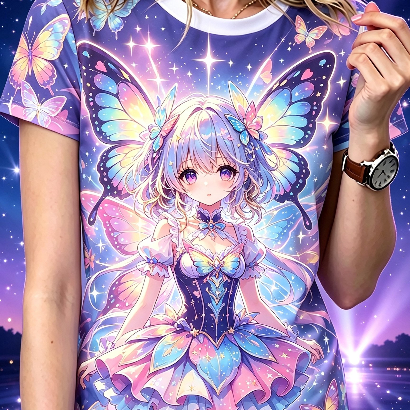 TEMU Women's Anime T-shirt - Short Sleeve Round Neck Blouse-compatible Top Suitable For Commuting, Outfits & Daily Wear, Spring Summer Style,