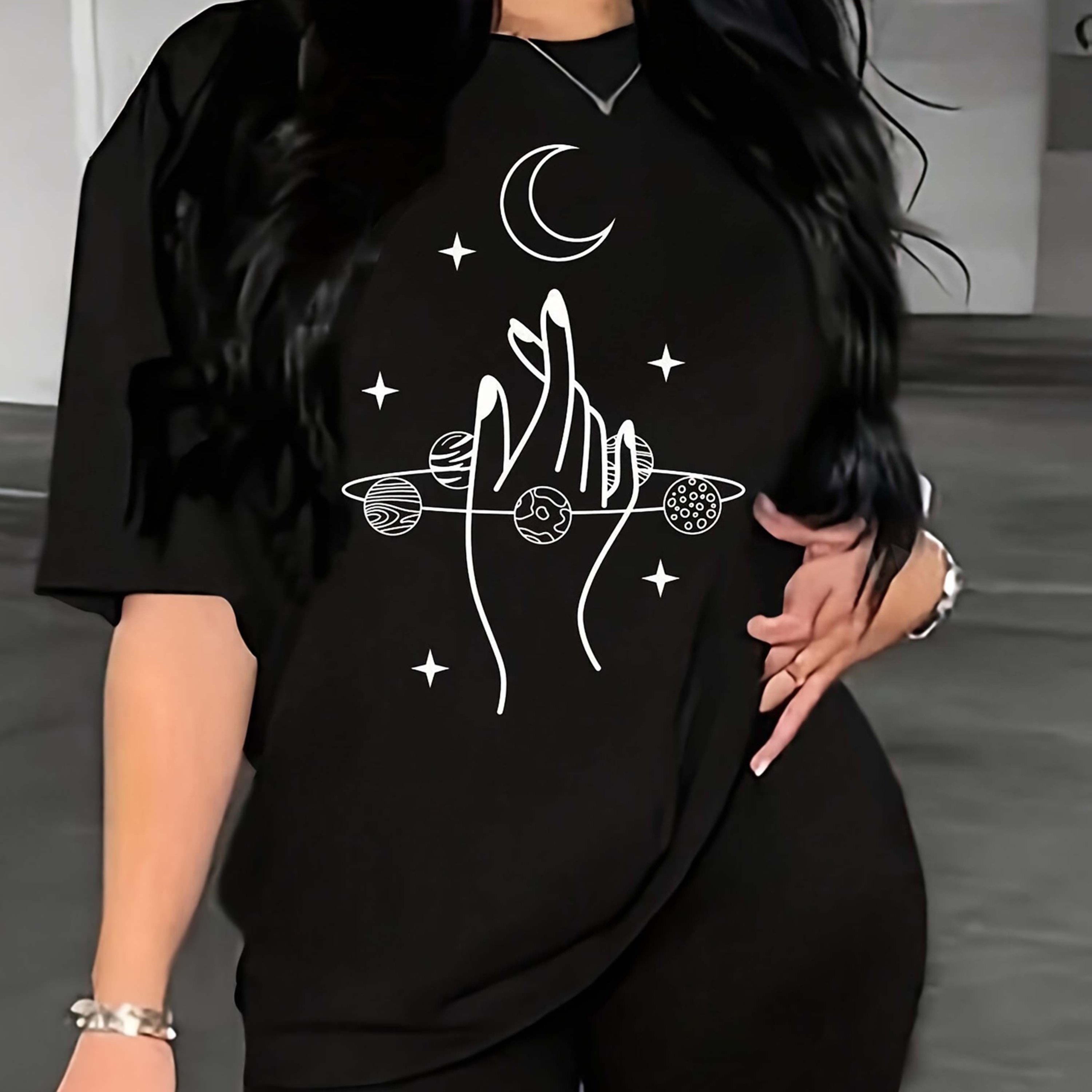 For Women Featuring A Easy Planet And, With Short Sleeves: retailer-supplied image