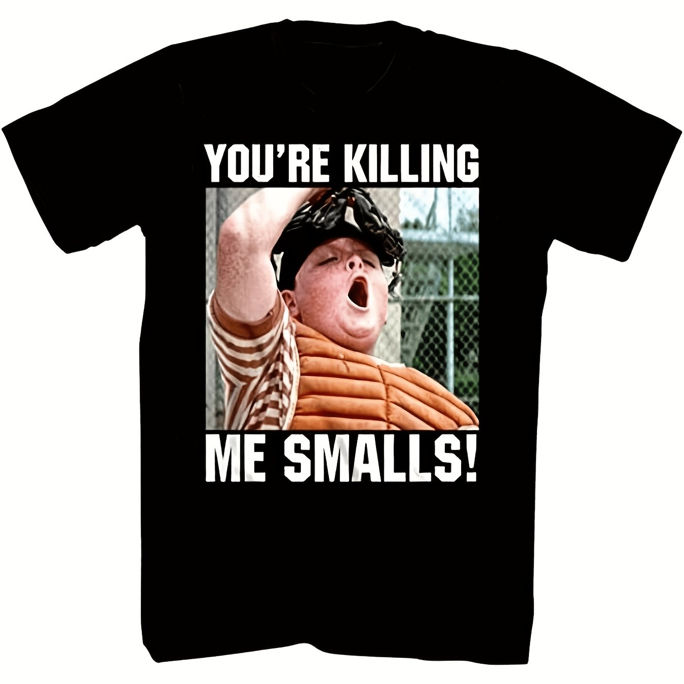TEMU You're Killing Me Sandlotie Quote Suitable For Spring Summer And Autumn Daily And Holiday Wear S Xxxl Size Breathable Short Sleeved Shirt, Short