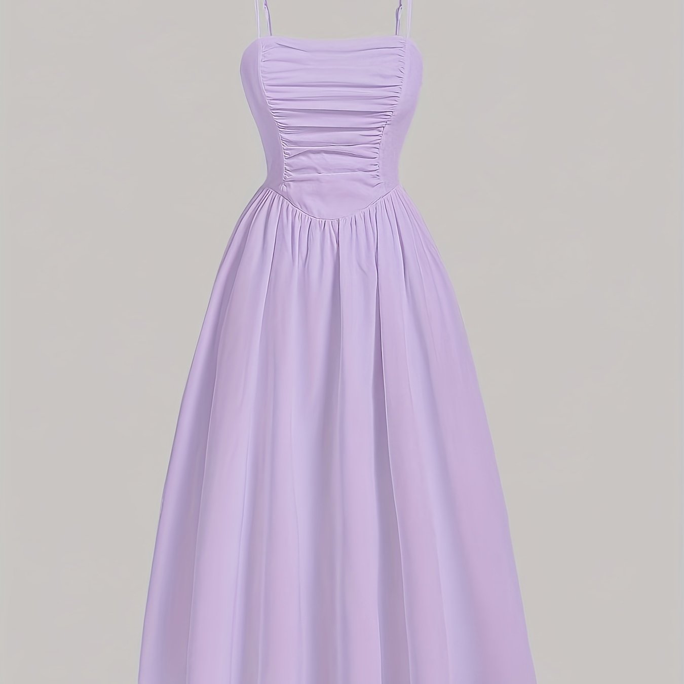 Purple Sexy Backless Spaghetti Strap Dress