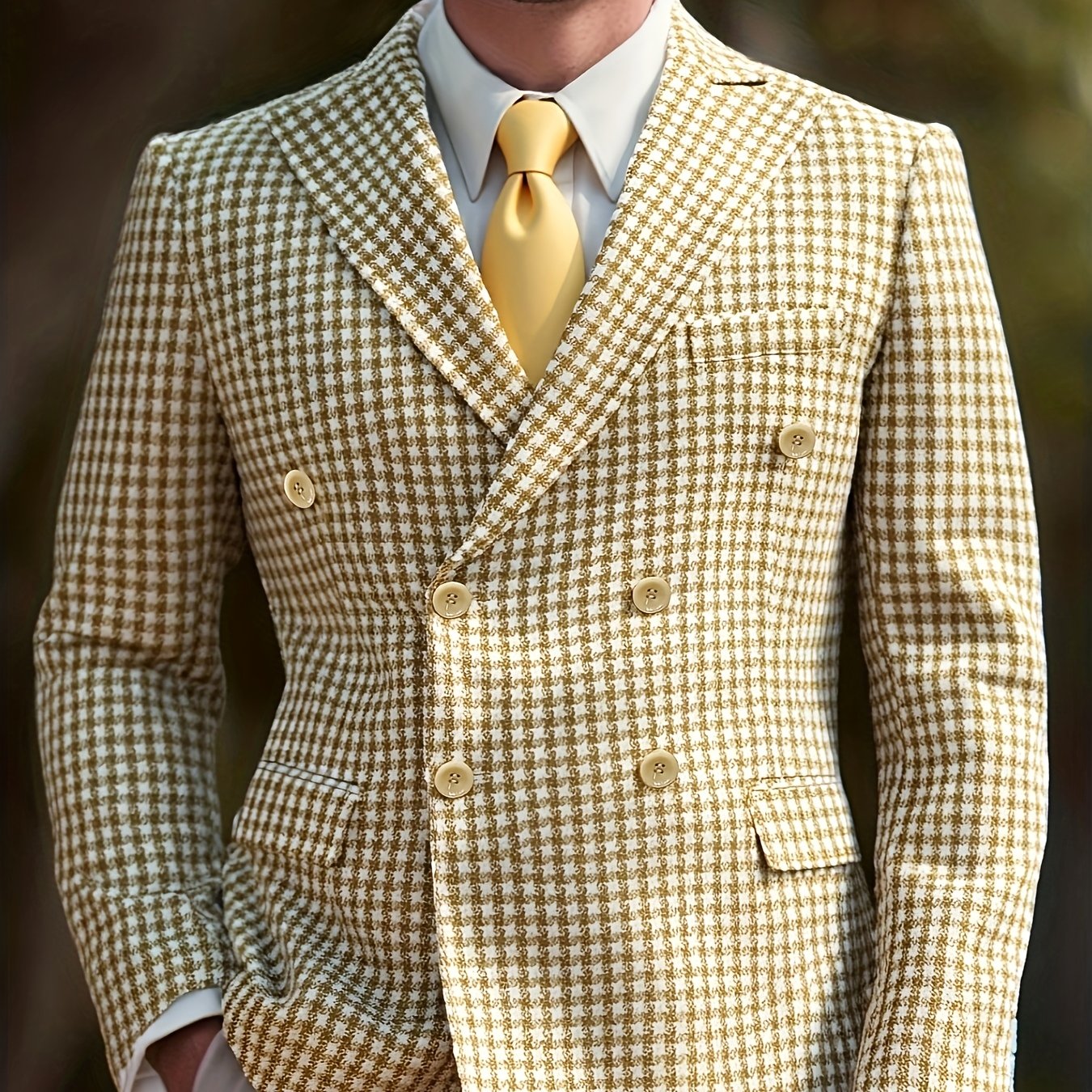 mens   pattern suit jacket vintage style wedding dinner jacket elegant formal attire for official occasions accessories not included