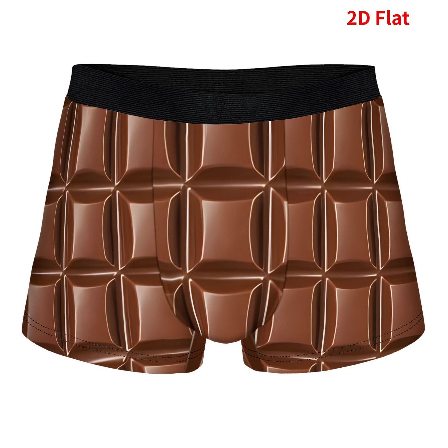 TEMU 2d Print Design Chocolate Unisex Stretchable Underwear Gift Ideal