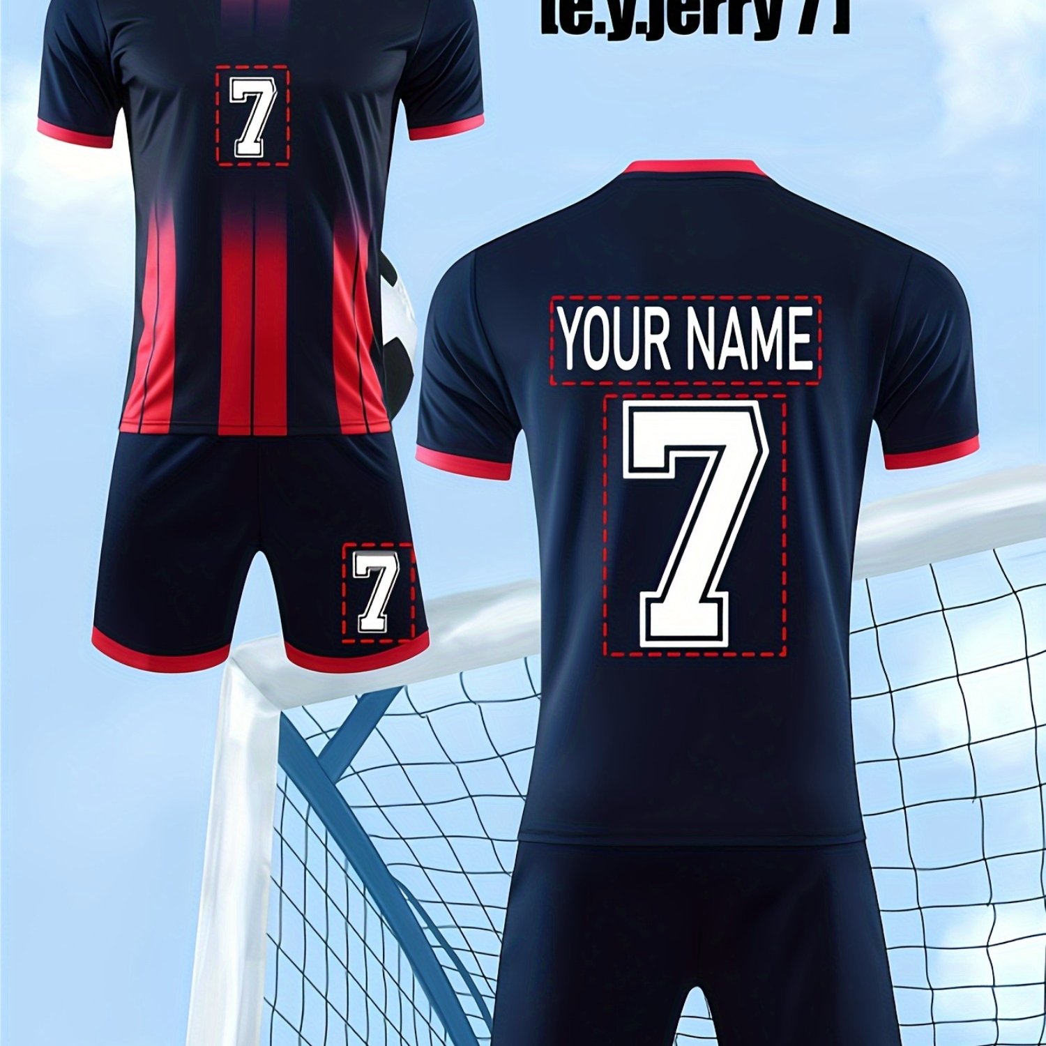 E-shop Jugend Sport Trainingsoutfit aus schnelltrocknendem und atmungsaktivem Stoff, inklusive Top- und Shorts-Set, personalisierbar mit Team DIY