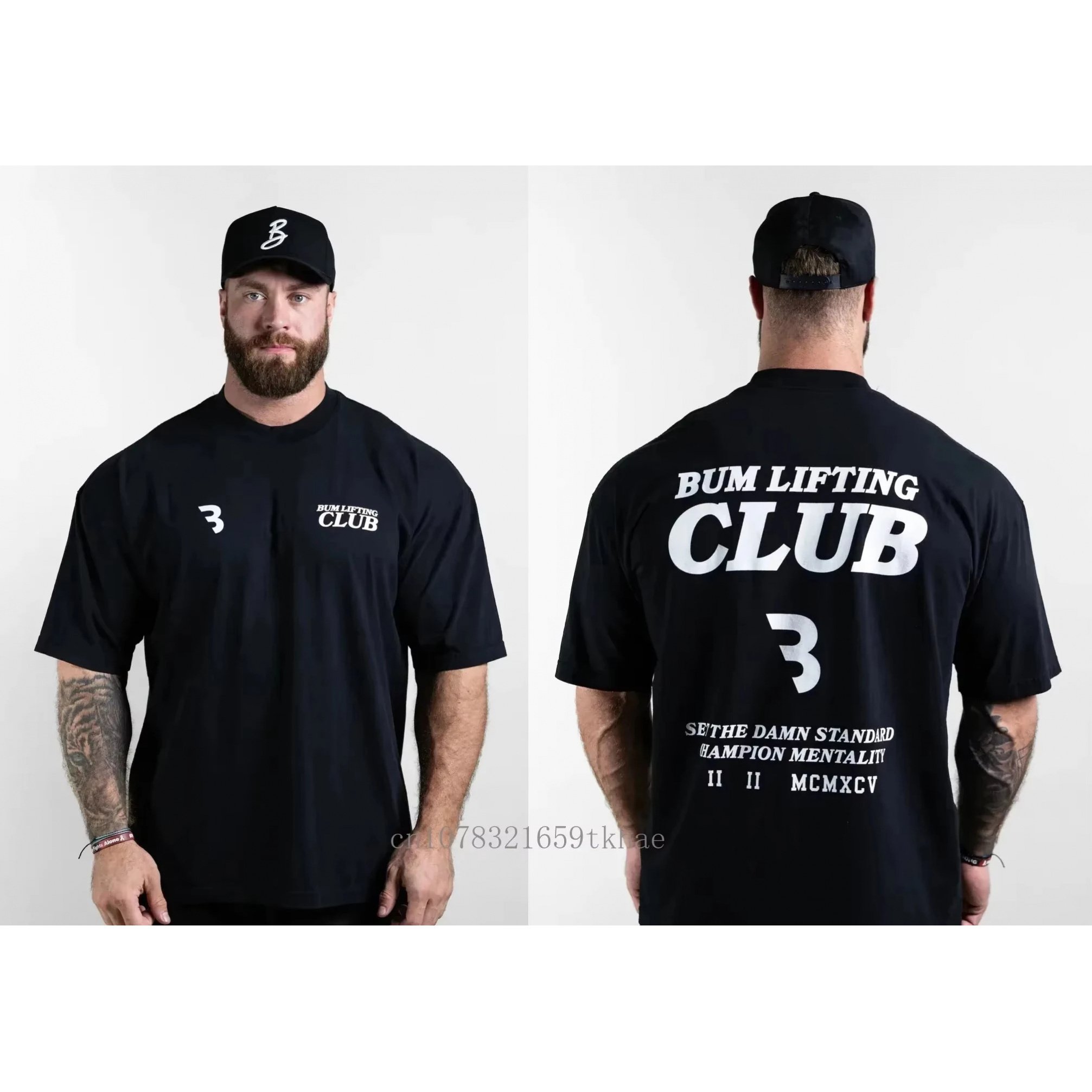 TEMU Gym Cbum Shirts Workout T-shirts Merch Camiseta Men Clothing Cbum Fitness Polera Bumstead Oversized T Shirts